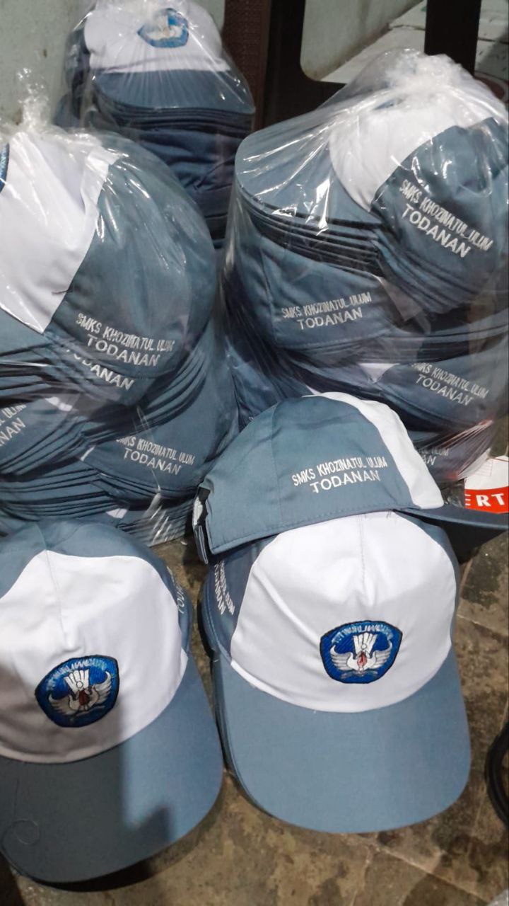 Topi SMA Logo Tutwuri Bordir