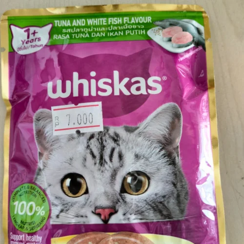 Whiskas Pouch Adult Tuna With Fish 80 gr