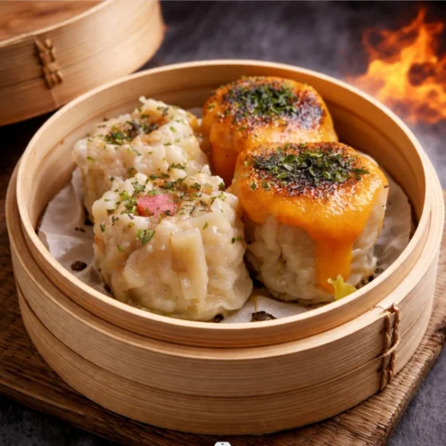 Dimsum Mix isi 4 pcs ( 2 Ori + 2 Mentai)