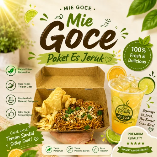 Mie Goce Paket Es Jeruk